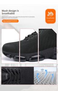 GUYISA Nuova Serie Ultraleggera di <span class=keywords><strong>Scarpe</strong></span> <span class=keywords><strong>Antinfortunistiche</strong></span> da Lavoro alla Moda, Resistenti agli Urti, con Puntale in Acciaio Conforme agli Standard Europei - Product Image 3