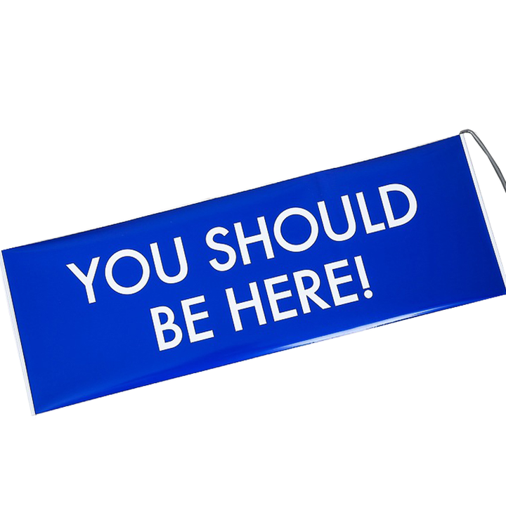 Wholesale Promotional Retractable Scrolling Hand Banner