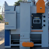 Équipement industriel de grande taille à haute performance, sablage rotatif automatique pour la décontamination et le sablage