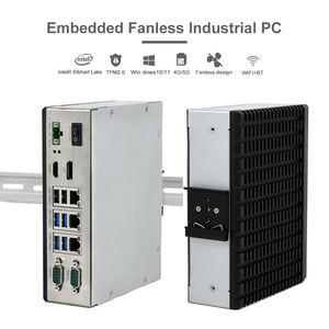 X6425 fanless DIN Rail คอมพิวเตอร์6USB 3LAN DIN Rai Mini PC กล่อง PC PC อุตสาหกรรม Mini PC PC PC PC PC ฝัง fanless อุตสาหกรรม DIN-Rail Box-PC - Product Image 5
