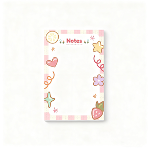 Custom Logo 4x6in Sticky Notepad - 50 Sheets Bulk Memo <strong>Pads</strong> Recycled <strong>Paper</strong> Free Branding Proof for Corporate Gift Sets - Product Image 1