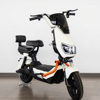 Vélo électrique de ville OEM 48V 350W, fabriqué en Chine, cadre en acier au carbone, avec batterie au plomb-acide 3 vitesses, vente en gros de vélos électriques