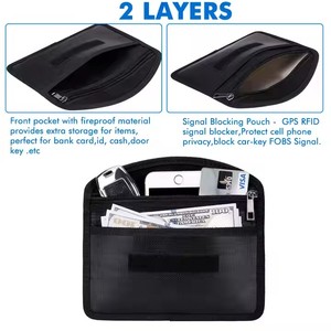 Nhôm Chống Cháy Tập Tin Túi Dây Kéo Thư Mục Chủ Tiền Mặt Điện Tử Đồ Trang Sức Quan Trọng Tài LIỆU Ngân Hàng An Ninh Hộp Kiểm Tra Ví - Product Image 6