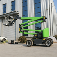 Geräuscharmer Selbstfahrender Kurvenarm-Hubsteiger mit Elektrisch-Hydraulischem Antrieb, 200KG Tragfähigkeit, 8-24m Hubhöhe für Industrielle Anwendungen