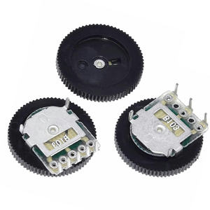 Potenciómetro de Dial Estéreo B103 10K con Engranaje, Interruptor de Volumen para Reproductor de Escenario de 5 Pines, 16x2, 16mm - Product Image 3
