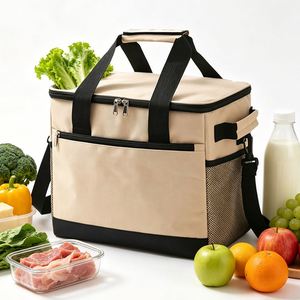 Sac isotherme pour déjeuner en tissu Oxford de qualité supérieure avec logo personnalisé et motif personnalisable - Product Image 4