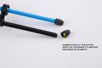 Accesorios para Inodoro, Válvula de Descarga Universal, Botón de Presión Doble de Repuesto, 58 mm, ABS, Botones Modernos para Tanque de Inodoro