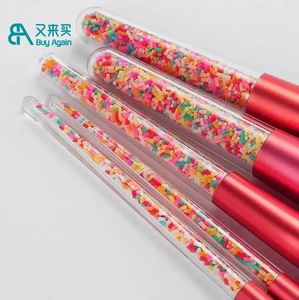 Set di Pennelli per Trucco Rosa Acceso all'Ingrosso, Set Regalo per Ragazze, Pennelli per Trucco Carini con Decorazioni a Zucchero - Product Image 5