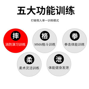 Mannequin <span class=keywords><strong>de</strong></span> Jiu-Jitsu brésilien transfrontalier, lutte, combat au sol, <span class=keywords><strong>frappe</strong></span>, UFC, arts martiaux mixtes, grappling et entraînement au Jiu-Jitsu - Product Image 5