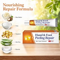 Crème réparatrice pour les mains et les pieds Zourunan 20g, beurre de karité, urée, vitamine E, aloe vera, glycérine, soin externe de la peau, vente en gros OEM