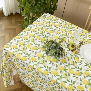 High End Custom Fabric Polyester Printed Tablecloth Stain Resistant Rectangle <b>Table</b> <b>Cover</b> For Fine <b>Dining</b> And Festivals - Product Image 1
