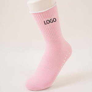2026 कपास योग और गैर-पर्ची महिलाओं के मिड-ट्यूब योग मोजे इनडोर खेल फिटनेस वसंत/शरद की सांस लेने योग्य पिलेट्स मोजे - Product Image 2