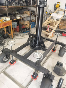 Nueva Grúa Telescópica de 20 pies en Preventa, Movimiento Telescópico Silencioso para Cámaras/<span class=keywords><strong>Ronin</strong></span>/Movi, Dolly de 4 Ruedas, Patas de Nivelación, Contrapesos - Product Image 4
