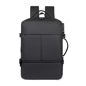 Sac à dos de voyage professionnel extensible grande capacité pour <span class=keywords><strong>homme</strong></span> avec double port de charge et compartiment de séparation sec/humide - Product Image 6
