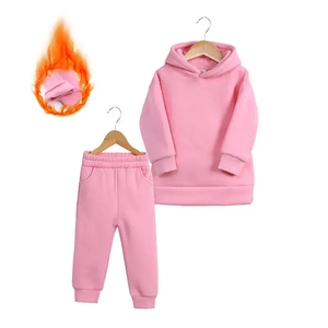 Survêtement à capuche à manches longues pour bébé fille et garçon, vêtements chauds d'hiver - Product Image 6