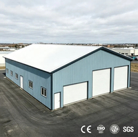 Entrepôt préfabriqué en structure métallique isolé pour stockage frigorifique, atelier isolé, bâtiment métallique professionnel durable, vente chaude