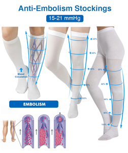 <span class=keywords><strong>Medias</strong></span> Antiembólicas Compports Blancas de Compresión Graduada 18 MMHG a la Altura del Muslo con Empaque de Caja - Product Image 6