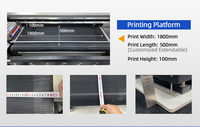 Impresora UV Híbrida de 1.8m con 8 Cabezales para I3200, para Papel Tapiz Brillante en Rollo, Adhesivos para Coche, Película para Ventanas, Alta Productividad, Gran Venta