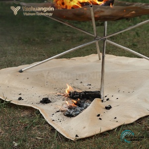 Canvas Fire Starter <b>Mat</b> for Campfire Outdoor Camping All Seasons Use - Product Image 6