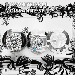 ต่างหูเงินแท้ 925 ประดับเพชรโมอิสซาไนต์ VVS สำหรับผู้หญิงผู้ชาย ดีไซน์ 3 ขา สวยหรู เป็นของขวัญสำหรับทุกโอกาส - Product Image 4