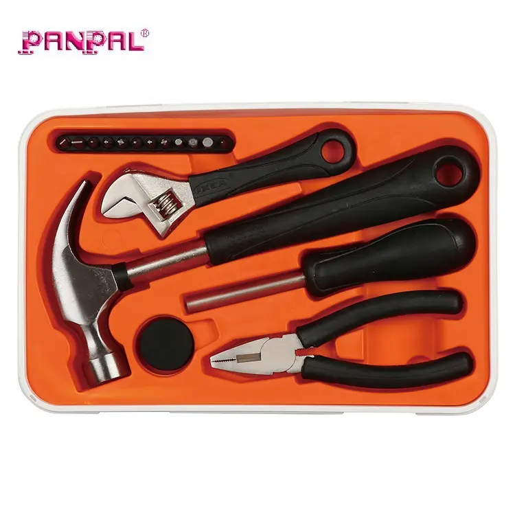Supplier direct sell high quality 17pcs hardware maintenance tool small hand hardware tools set