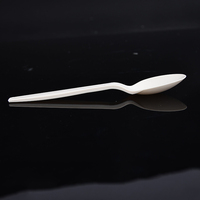 Couverts à l'amidon de maïs de qualité alimentaire Offre Spéciale 6 pouces 6.5 7 couteau à fourchette cuillère biodégradable jetable