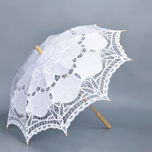 Parapluies en <span class=keywords><strong>Dentelle</strong></span> Vente en Gros Parapluie en <span class=keywords><strong>Dentelle</strong></span> Blanche Petit Parapluie Mariage <span class=keywords><strong>Dentelle</strong></span> <span class=keywords><strong>Ivoire</strong></span> - Product Image 2