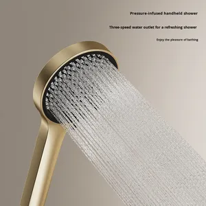 Mampara de Ducha Moderna de Lujo con Pantalla Digital y Temperatura Constante, de Vidrio Templado, Montada en la Pared, con Riel Deslizante de Cerámica - Product Image 4