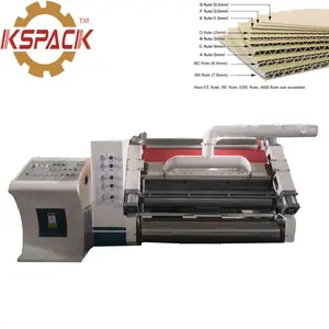 Single Facer Paper Pasting Wellpappe zur Herstellung einer automatischen Klebe maschine