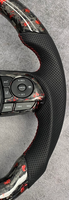 Volante de Fibra de Carbono Forjado Personalizado con Cuero Perforado para Toyota Camry RAV4 Highlander, Repuesto y Mejora para Automóvil
