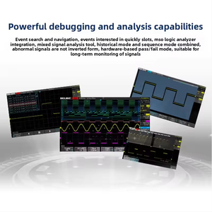 Osciloscopio Digital de Almacenamiento de Alta Resolución de 8 bits Serie SDS1102/1202/1104/1204X-C de Siglent, Equipo de Prueba de 2/4 Canales y 1GSa/s - Product Image 6