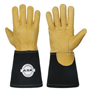 Welding Gloves Heavy Duty Heat Resistant For Mig Tig Welder Reinforced Stitching Safety Gloves - Product Image 1