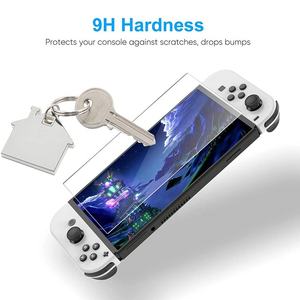 Film protecteur d'écran en verre trempé HD 9H transparent pour console de jeu Nintendo Switch Oled - Product Image 5