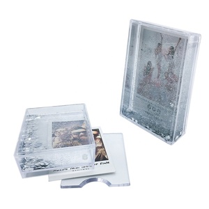 2.1 Inches by 3.4 Inches Photo Insert Acrylic Instax <strong>Mini</strong> Liquid Glitter <strong>Picture</strong> <strong>Frames</strong> With Water and Confetti - Product Image 4