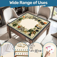Expédition Rapide Tapis de Mahjong Américain Personnalisé Nouveauté Halloween 2026 Imperméable Antidérapant en Caoutchouc Style Décor Gothique