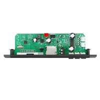 Modul Pemutar Mp3 DC7-24V Penguat Daya 2*40W Mendukung Mikrofon Karaoke Dengan Layar Berwarna Rekaman Panggilan Usb Modul Mp3