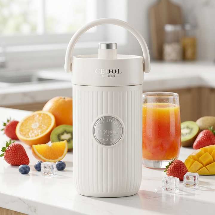 Ceool Tragbarer Elektrischer Fruchtentsafter Usb-aufladbare Maschine 300ml Entsafter-becher Smoothie Mini Frischsaft-mixer