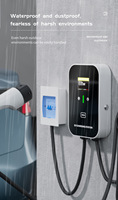Nouvelle borne de recharge murale pour voitures électriques, avec gestion des câbles anti-effraction, en TPU intelligent de calibre lourd, Type 2 Byd, sortie AC 7 kW