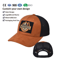 Casquette de camionneur en daim marron, édition limitée, collection exclusive, rare, de collection, emblématique, légendaire, vente en gros