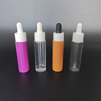 Flacon compte-gouttes en plastique transparent de 30ml 1oz Bouteille d'emballage de sérum cosmétique Flacons compte-gouttes en plastique pour huile essentielle