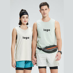 Venta al por mayor al por menor Ropa de gimnasio Entrenamiento físico Gráfico personalizado Chándal para hombre Chaleco sin mangas Camisa Sudadera con capucha amarilla - Product Image 5