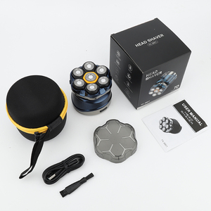 เครื่องโกนหนวดไฟฟ้า Resuxi FK-8801 แบบหมุน 7 มิติ หัวใบมีดแม่เหล็ก แบตเตอรี่ 1400mAh ความเร็ว 8500 รอบต่อนาที สำหรับโกนศีรษะ  กันน้ำระดับ IPX6 - Product Image 6