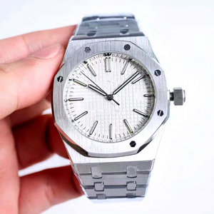 Aijia Bi 15400 Orologio Meccanico Automatico da <span class=keywords><strong>Uomo</strong></span> per Affari, Cassa in Acciaio Inossidabile, Cinturino Ottagonale in Acrilico, Vetro Zaffiro - Product Image 4