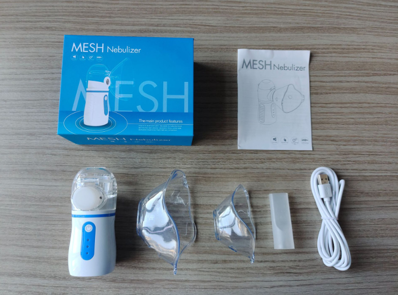 MS24 AA Battery USB Medical care portable small Mini hand free Home Children Adult Mesh Nebulizer