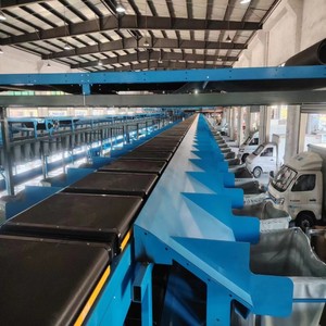 Système <span class=keywords><strong>de</strong></span> tri logistique automatique avec détection photoélectrique et support d'intégration WMS - Trieur à bande croisée PArce - Product Image 2