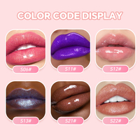 Gloss à lèvres hydratant et repulpant effet velours, scintillant et waterproof, personnalisable en usine (OEM/ODM), vente en gros, marque privée