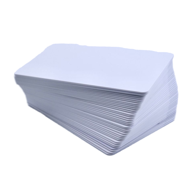 CR80 Plastic Blank Printable PVC Card  RFID NFC Business Card Access Control Inkjet Printable White Card