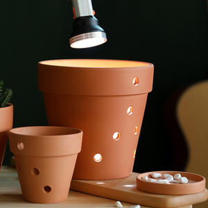 Pasi di orchidea di argilla <span class=keywords><strong>per</strong></span> uso interno ed esterno terracotta piccola pentola <span class=keywords><strong>per</strong></span> il <span class=keywords><strong>rinvaso</strong></span> della circolazione dell'aria di promozione nei giardini - Product Image 4