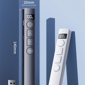 ตัวชี้เลเซอร์ไร้สายแบบ USB 2.4G สำหรับพรีเซนเตอร์ <span class=keywords><strong>Powerpoint</strong></span> PPT รีโมทคอนโทรลตัวชี้เลเซอร์แบบคลิกเกอร์ CO2ปากกาเลเซอร์ - Product Image 6