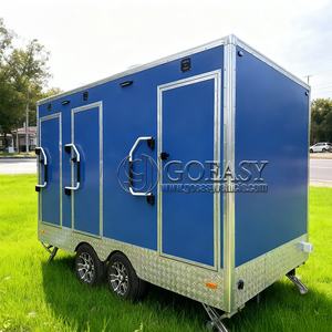 럭셔리 친환경 휴대용 화장실 이동식 플라스틱 화장실 트레일러 야외 결혼식 행사용 - Product Image 2